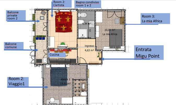 Migu Point Intero Appartamento Pisa Exterior foto